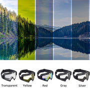 TheLAShop Bendable Dirt Bike Goggles Motocross ATV Glasses Image