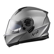 TheLAShop Modular Helmet RUN-M3 Flip Up DOT Gray, L(59-60cm) Image