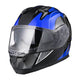 TheLAShop Modular Helmet RUN-M3 Flip Up DOT Blue, S(55-56cm) Image