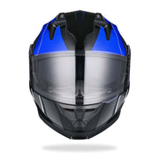 TheLAShop Modular Helmet RUN-M3 Flip Up DOT Blue, XL(61-62cm) Image