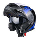 TheLAShop Modular Helmet RUN-M3 Flip Up DOT Blue Image