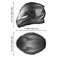 TheLAShop Modular Helmet RUN-M3 Flip Up DOT Gray Image