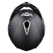 TheLAShop Helmet RUN-M Modular Helmet DOT Full Face Flip up Black Image