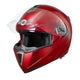 TheLAShop Helmet RUN-M Modular Helmet DOT Full Face Flip up Red, M(57-58cm) Image