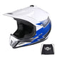 TheLAShop H-VEN12 Youth Dirt Bike Helmet DOT Blue Image