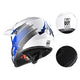 TheLAShop H-VEN12 Youth Dirt Bike Helmet DOT Blue Image