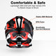 TheLAShop Black Red Dirt Bike Helmet Full Face DOT Lightweight Image