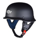 TheLAShop Helmet RUN-G Half Helmet DOT German Style, M(56-57cm) Image