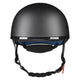 TheLAShop Helmet RUN-C Half Helmet DOT Matt Black S M L XL, L(59-60cm) Image