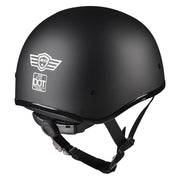 TheLAShop Helmet RUN-C Half Helmet DOT Matt Black S M L XL, XL(61-62cm) Image