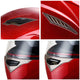 TheLAShop Full Face Helmet DOT Dual Visor RUN-F Red Image