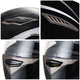 TheLAShop DOT Full Face Motorcycle Helmet Dual Visor ABS Shell Black Image