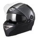 TheLAShop DOT Full Face Motorcycle Helmet Dual Visor ABS Shell Matte Black, S(55-56cm) Image