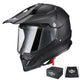 TheLAShop Full Face Dirt Bike Helmet DOT Offroad MX ATV Black, XXL(63-64cm) Image