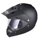 TheLAShop Full Face Dirt Bike Helmet DOT Offroad MX ATV Black Image