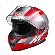 TheLAShop Motorcycle Helmet RUN-F3 Full Face Helmet DOT Red Image