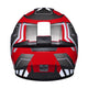 TheLAShop Motorcycle Helmet RUN-F3 Full Face Helmet DOT Red, L(59-60cm) Image