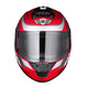 TheLAShop Motorcycle Helmet RUN-F3 Full Face Helmet DOT Red, M(57-58cm) Image