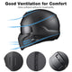 TheLAShop Helmet RUN-O6 Open Face Helmet with Visor DOT Image