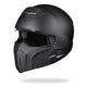 TheLAShop Helmet RUN-O6 Open Face Helmet with Visor DOT, M(57-58cm) Image