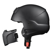 TheLAShop Helmet RUN-O6 Open Face Helmet with Visor DOT, XL(61-62cm) Image