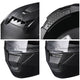 TheLAShop Bluetooth Motorcycle Helmet Matte Black DOT Full Face, L(59-60cm) Image