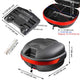 TheLAShop Motorcycle Trunk Top Case Scooter Luggage Storage Box 30L Image