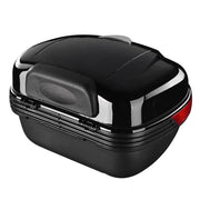 TheLAShop Motorcycle Trunk Top Case Scooter Luggage Storage Box 35L Image