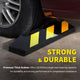 TheLAShop 22" Rubber Curb Parking Block Wheel Stop Garage Car Stopper Image