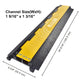 TheLAShop 2-channel Cable Protector Ramp Sidewalk Cable Cover Image