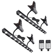 TheLAShop 12W 19in. Clamp Light Fixture for Rollup Retractable Banner Stands 2 Packs Image