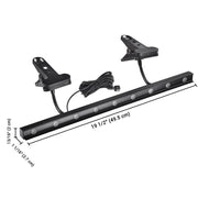 TheLAShop 12W 19in. Clamp Light Fixture for Rollup Retractable Banner Stands 2 Packs Image