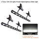 TheLAShop 12W 19in. Clamp Light Fixture for Rollup Retractable Banner Stands 2 Packs Image