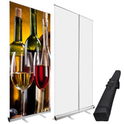 TheLAShop 40x79 Deluxe Retractable Banner Stand Rollup Display Banner Image