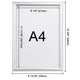 TheLAShop 10"x13" A4 Poster Size Snap Frame 1" Profile Picture Display Image