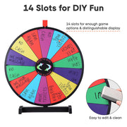 TheLAShop 24" Tabletop Dry Erase Spinning Prize Wheel Image