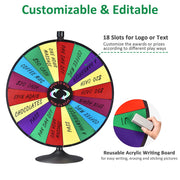 TheLAShop 36" Large Color Dry Erase Prize Wheel w/ Stand Image