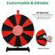 TheLAShop 18" Tabletop Dry Erase Prize Wheel Custom Slots Image