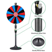 TheLAShop 24" Prize Wheel DIY Slot(18) Floor Stand or Tabletop Image