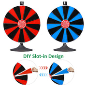 TheLAShop 24" Prize Wheel DIY Slot(18) Floor Stand or Tabletop Image