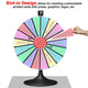 TheLAShop 24" Prize Wheel DIY Slot(18) Floor Stand or Tabletop Image