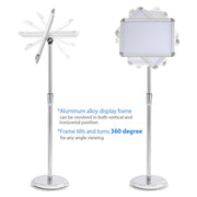 TheLAShop 8.5x11 Adjustable Pedestal Sign Holder Floor Stand Image