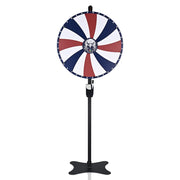 TheLAShop 24" Prize Wheel Floor Stand or Tabletop Patriotic Eagle Image