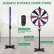 TheLAShop 24" Prize Wheel Floor Stand or Tabletop Patriotic Eagle Image