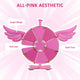 TheLAShop 12" Pink Dry Erase Spin Wheel Game Tabletop Image