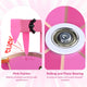 TheLAShop 12" Pink Dry Erase Spin Wheel Game Tabletop Image