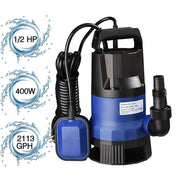 TheLAShop Submersible Dirty Water Pump w/ Float, 1/2HP Image