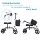 TheLAShop Steerable Knee Scooter Walker w/ Basket & Brake Image