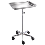 TheLAShop Mayo Instrument Stand with Removable Tray 5 Casters Image