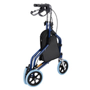 TheLAShop 3-Wheel Folding Walker Rollator w/ Brakes Basket & Pouch Image